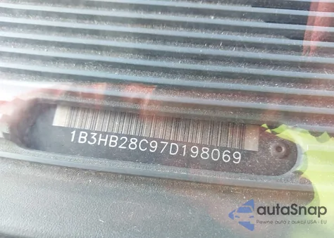 2007 Dodge Caliber from USA, damaged, VIN 1B3HB28C97D198069